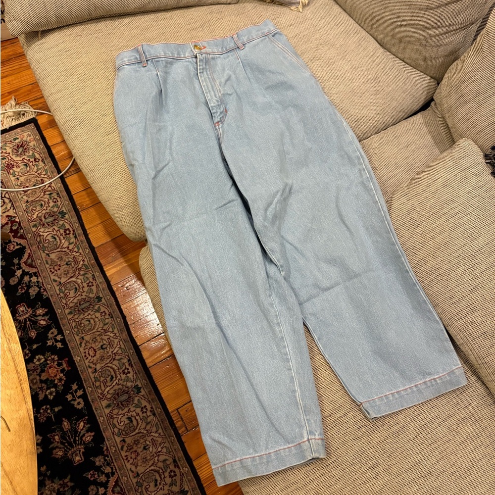 Big Bud Press Denim Trousers Light Wash